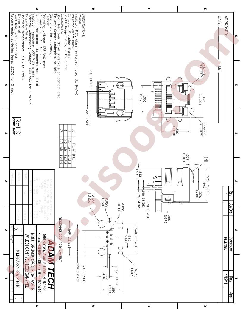 MTJ-88ARX1-FSW-PG-L16