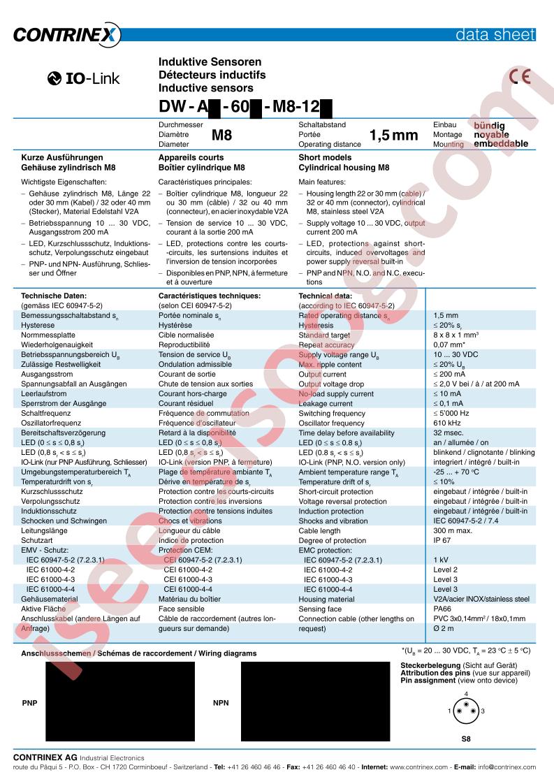 DW-AD-603-M8-120