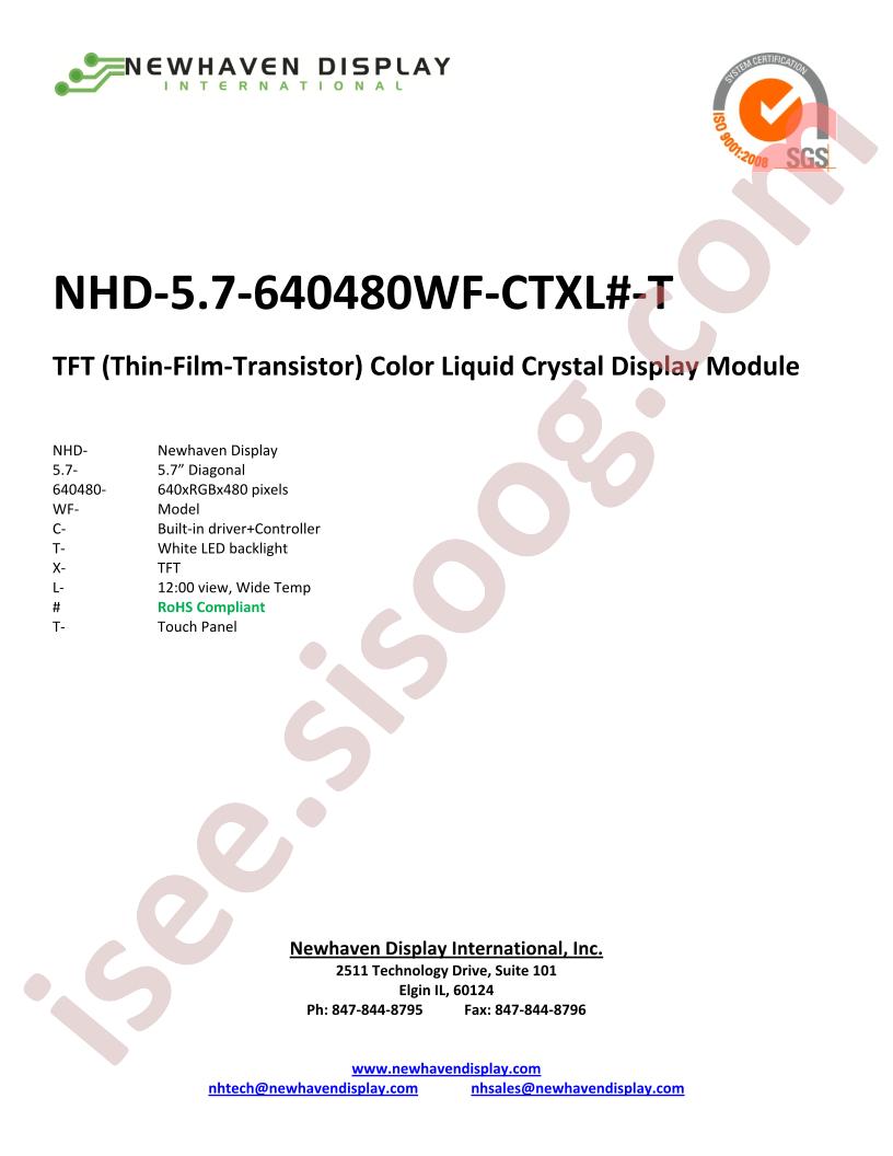 NHD-5.7-640480WF-CTXL-T