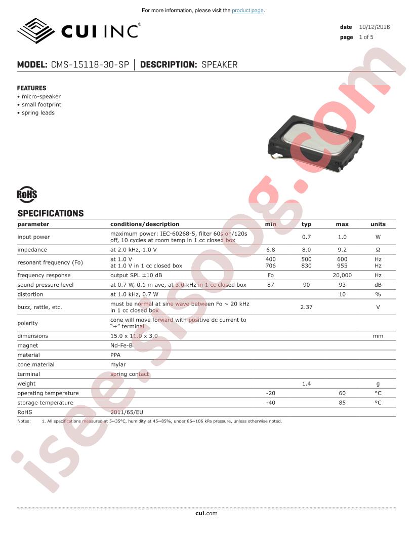 CMS-15118-30-SP