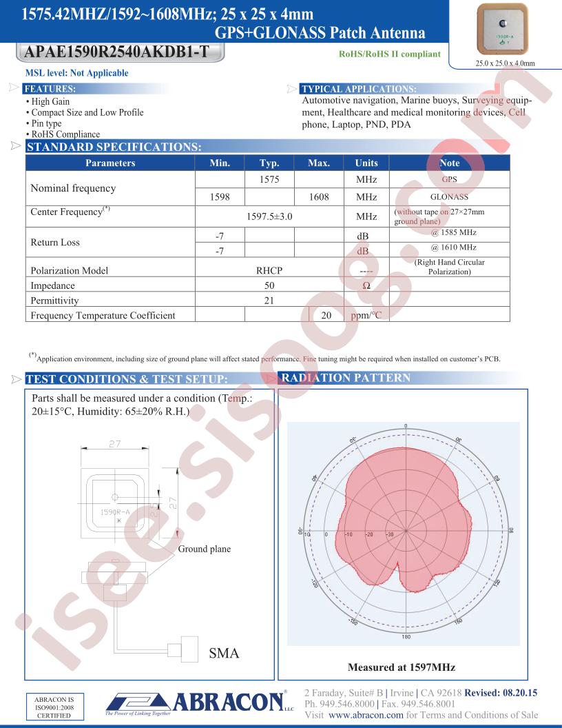 APAE1590R2540AKDB1-T