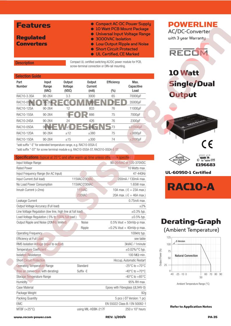 RAC10-05DA