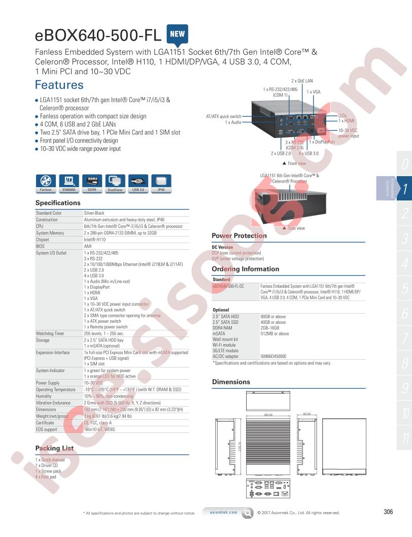 EBOX640-500-FL