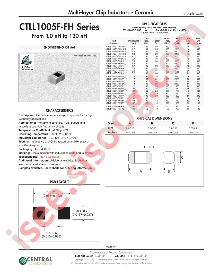 CTLL1005F-FH10NK