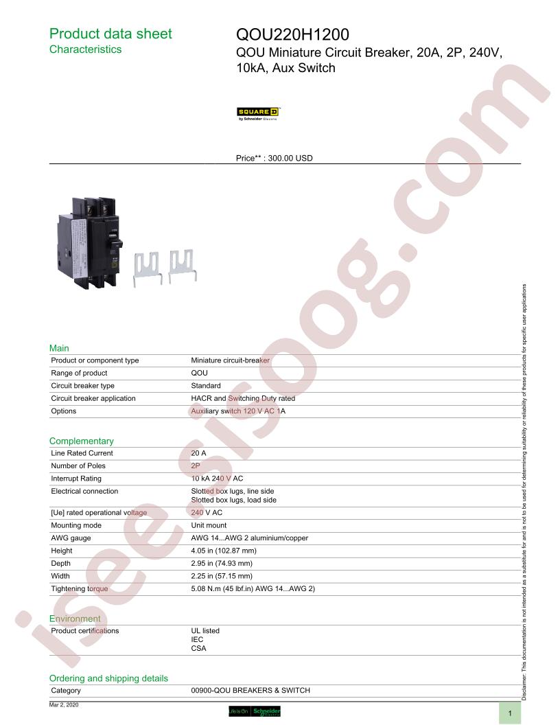 QOU220H1200