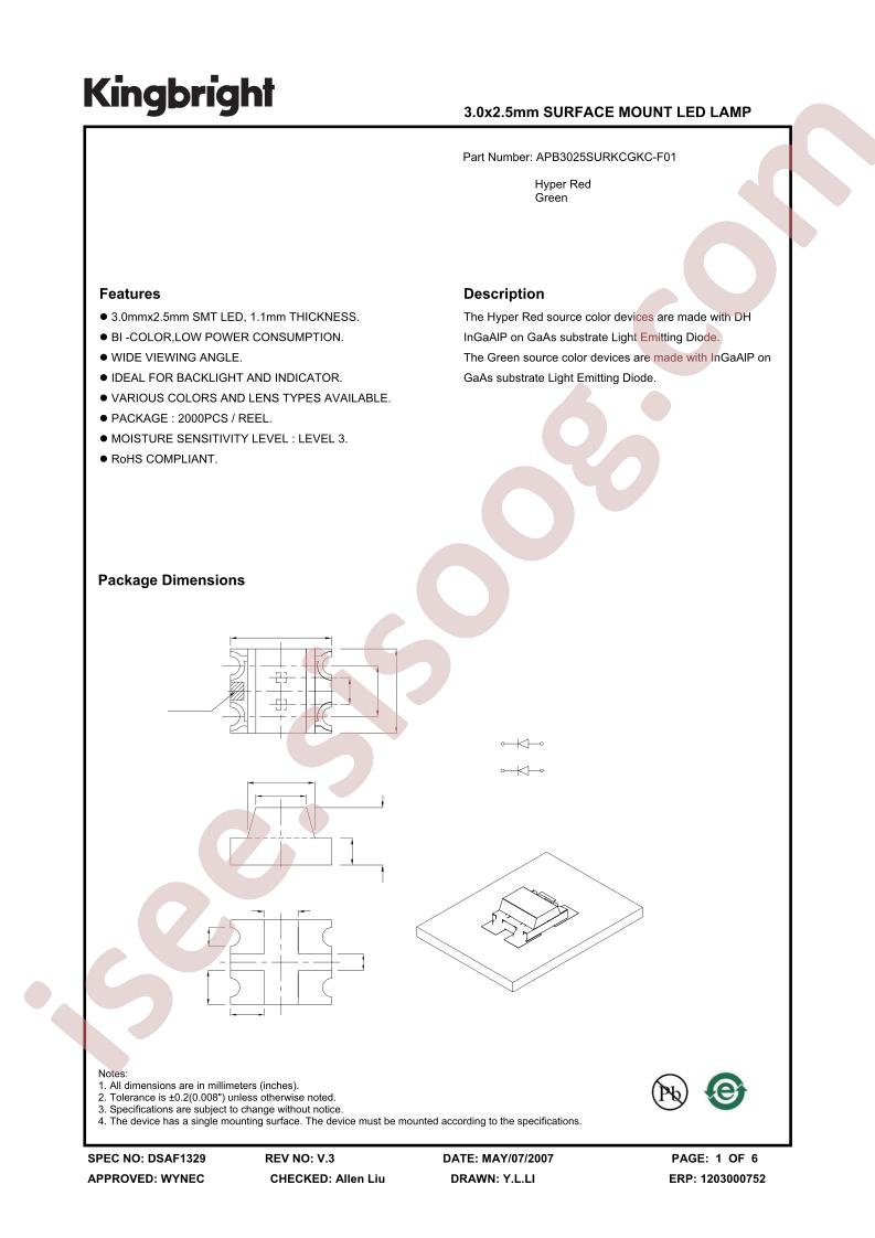 APB3025SURKCGKC-F01