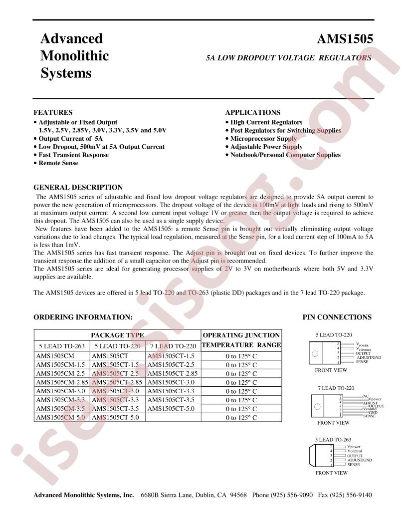 AMS1505CM-15