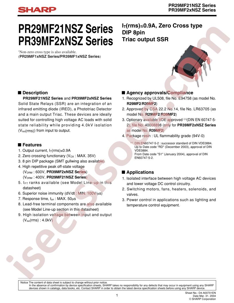 PR29MF21NSZF