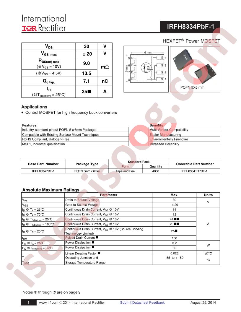 IRFH8334PBF-1