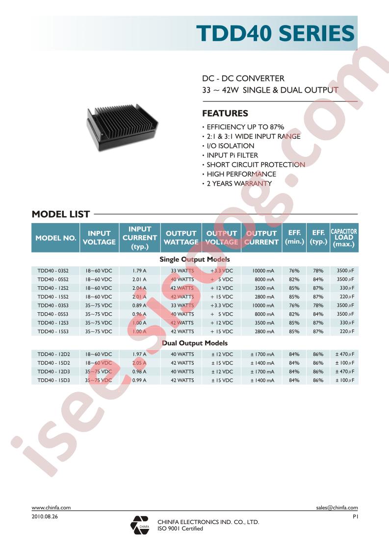 TDD40-12D3