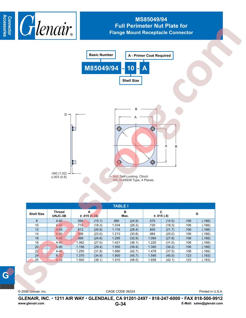 MS85049-94-18-A