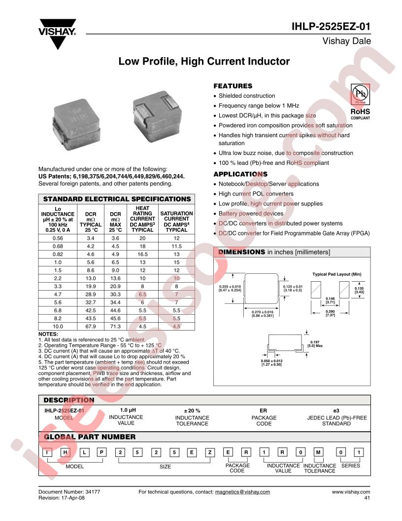 IHLP-2525EZ-01