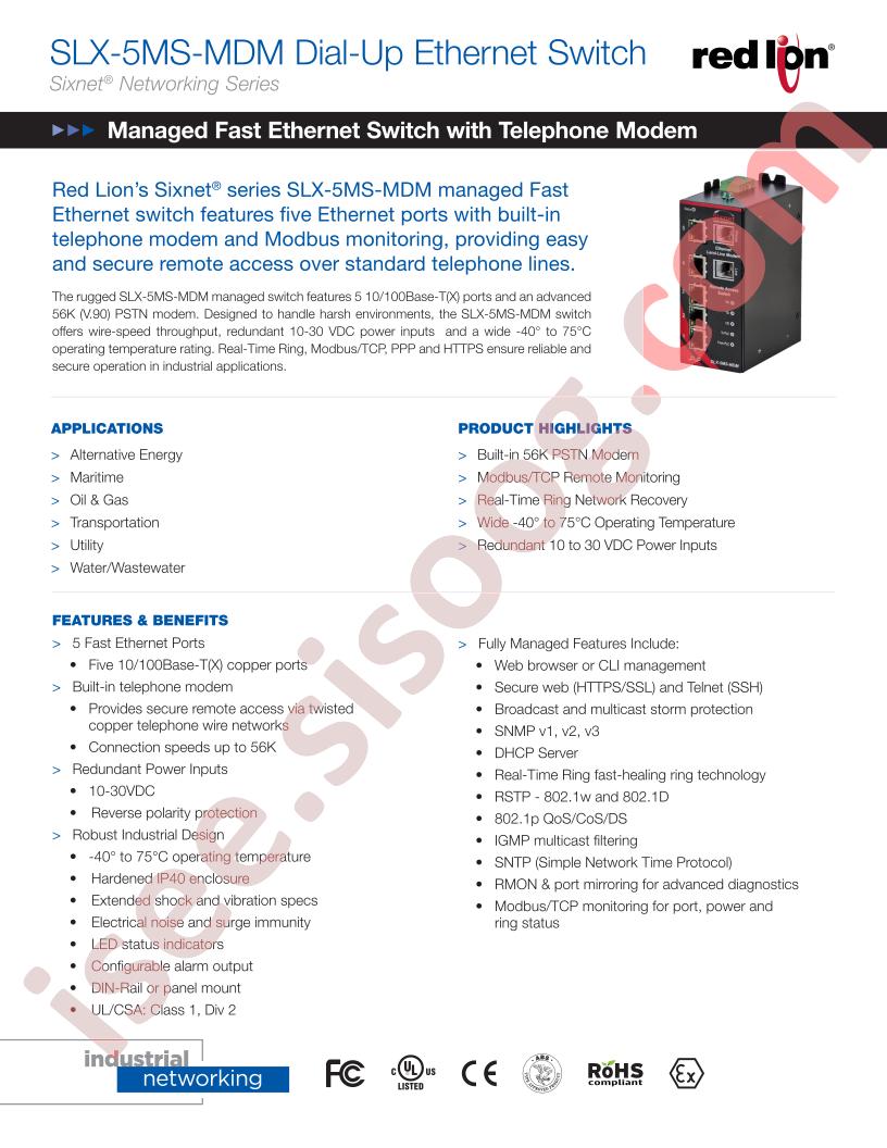 SLX-5MS-MDM