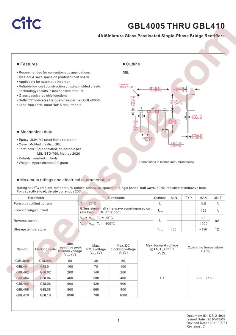 GBL4005