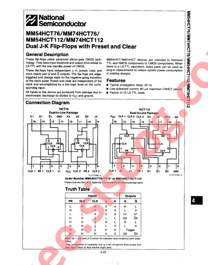 MM54HCT112