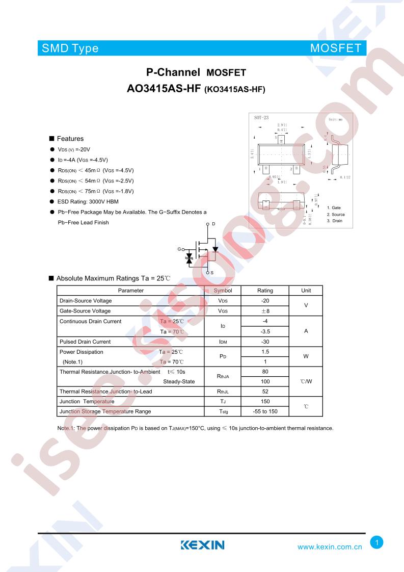 AO3415AS-HF