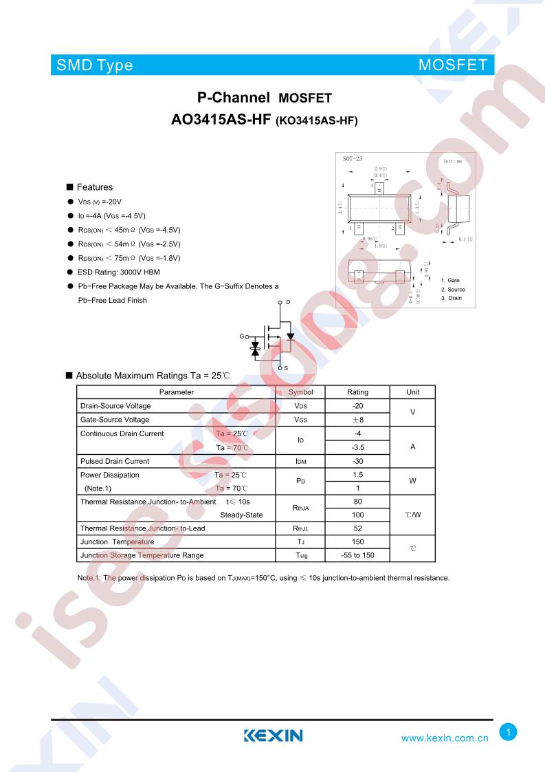 AO3415AS-HF