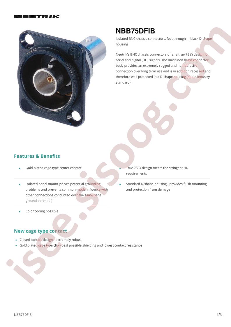 NBB75DFIB