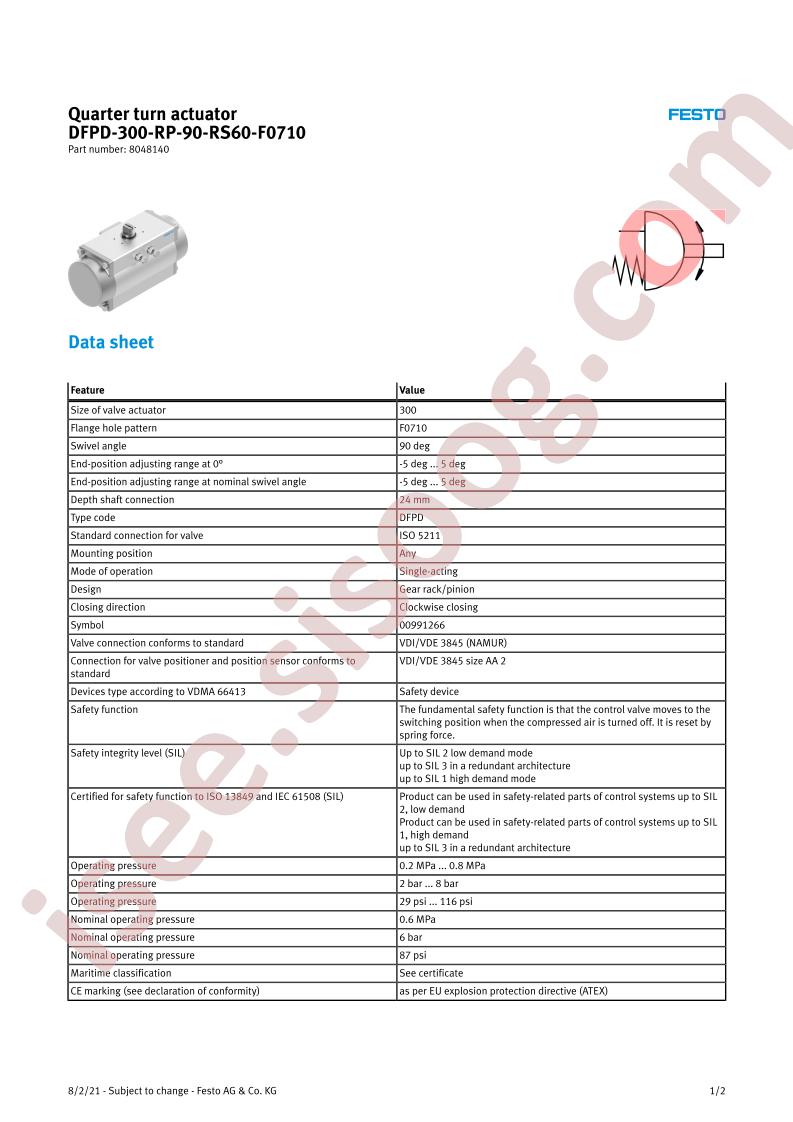 DFPD-300-RP-90-RS60-F0710