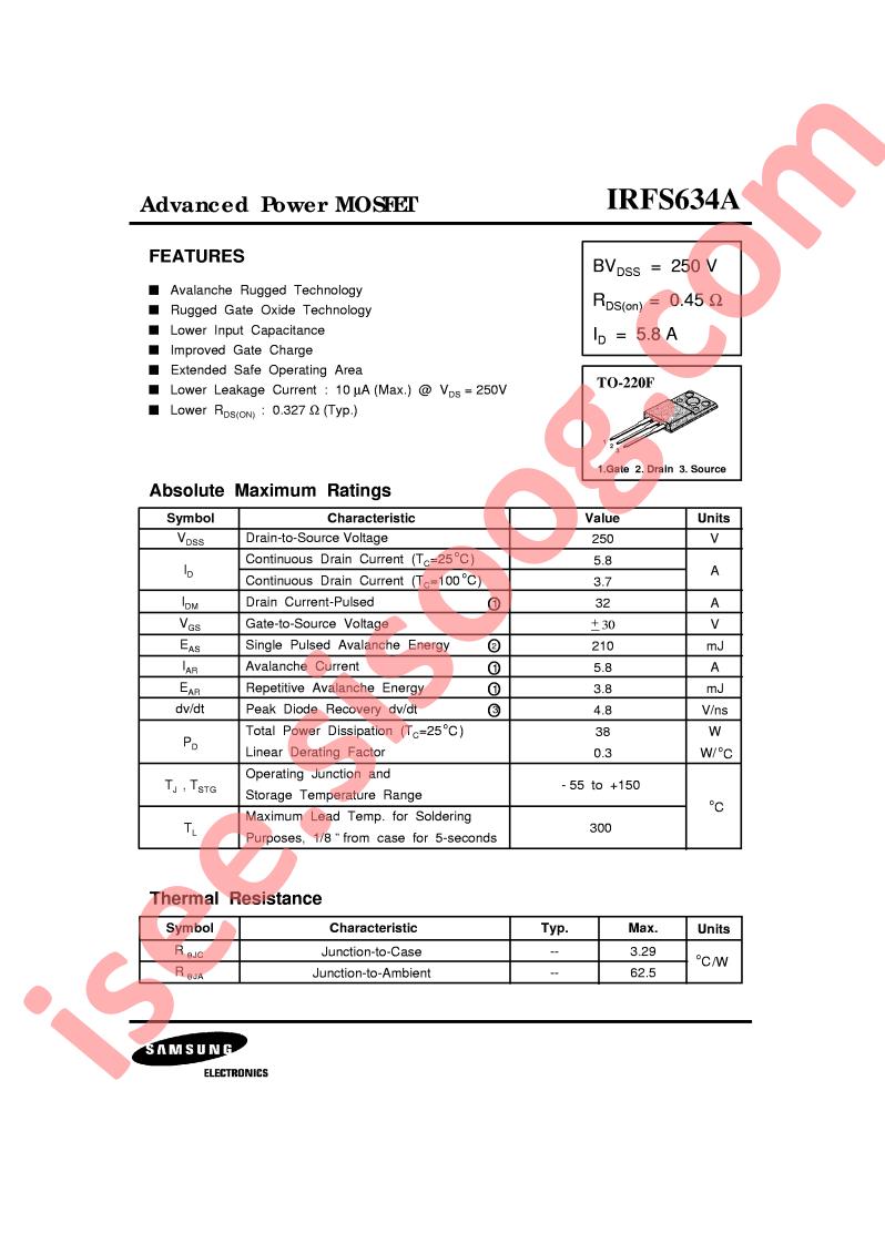 IRFS634A