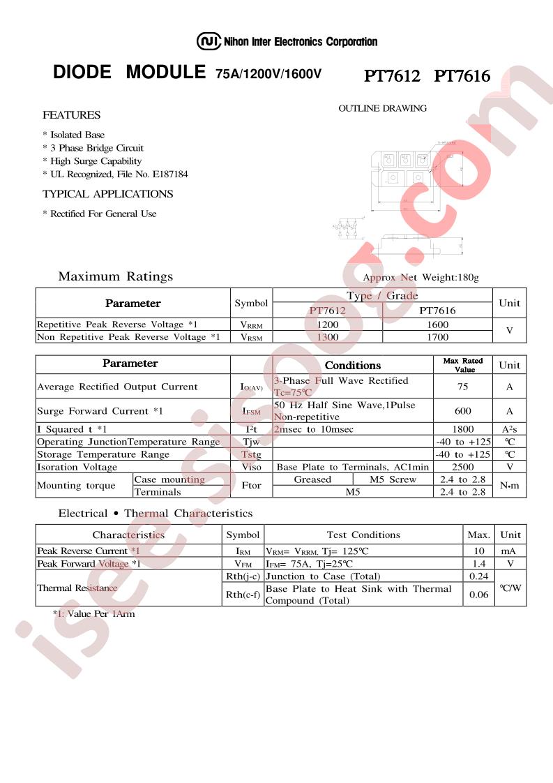 PT7612
