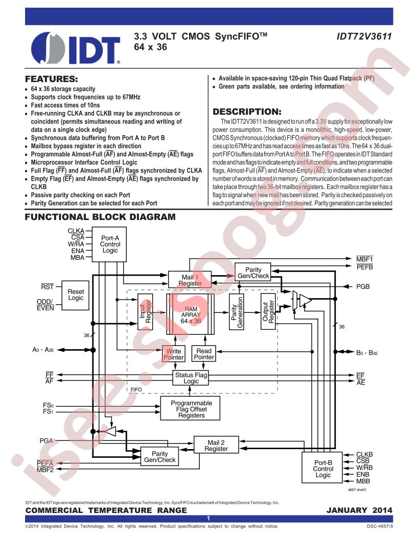 IDT72V3611_14