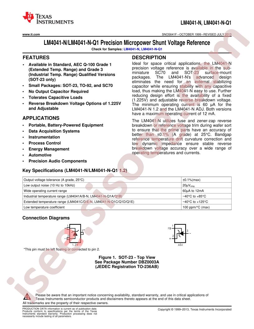 LM4041BIM3-1.2