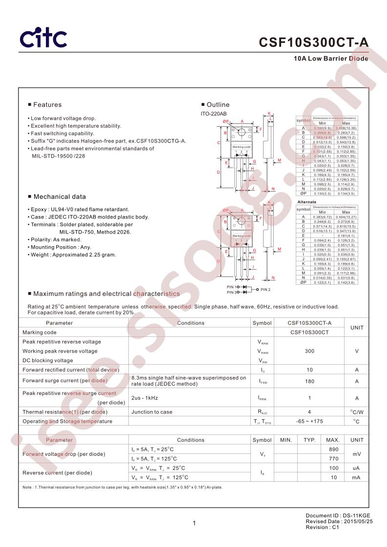 CSF10S300CT-A