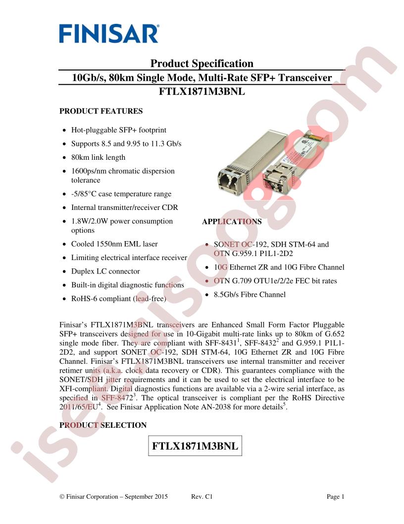 FTLX1871M3BNL