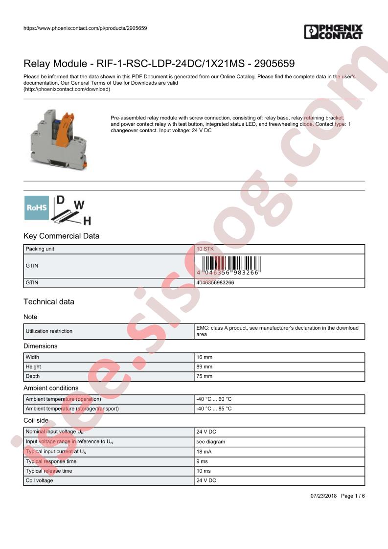 RIF-1-RSC-LDP-24DC