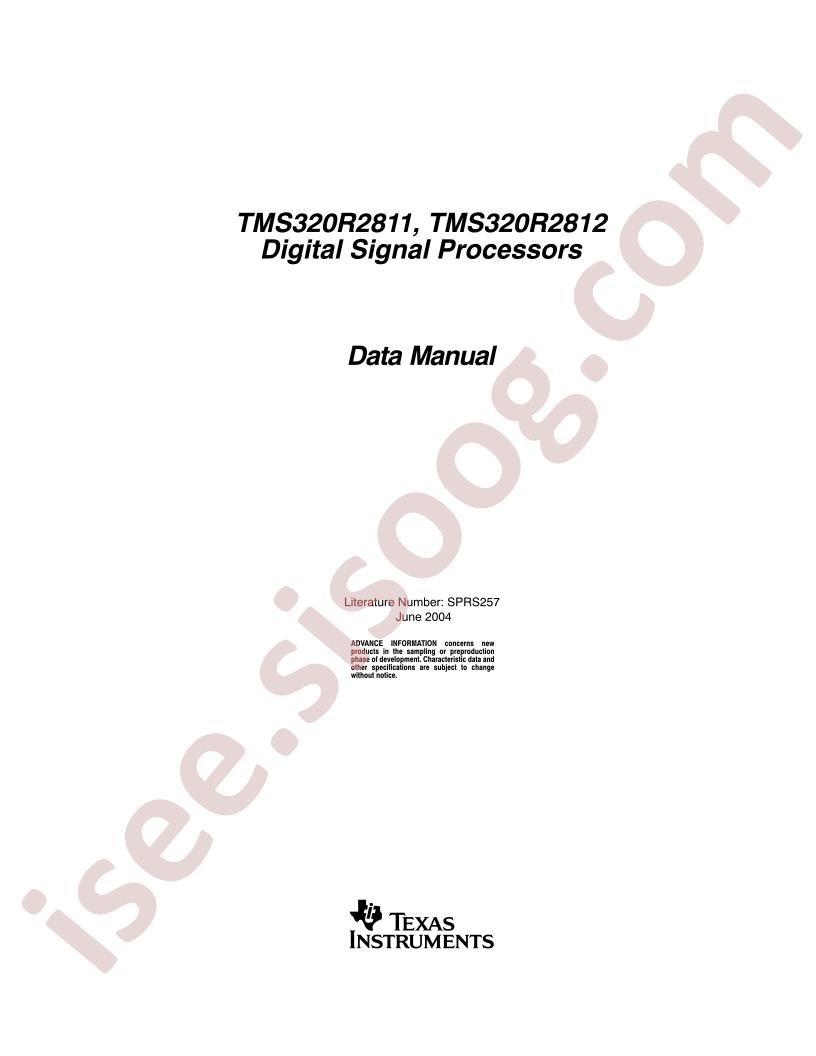 TMX320C2811GHHS