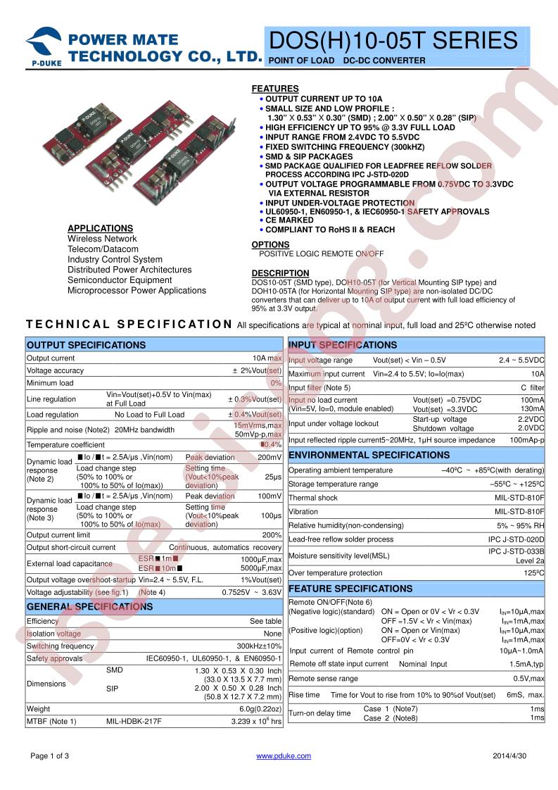 DOS10-05T-P