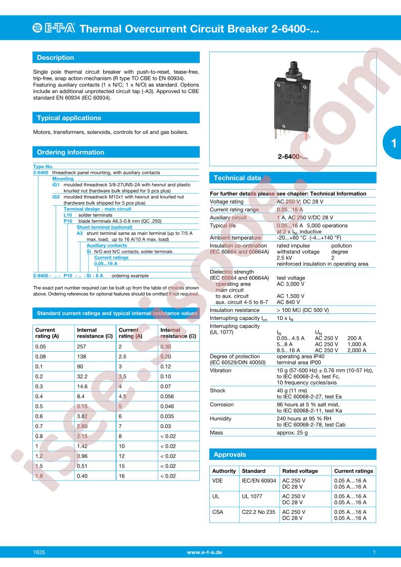 2-6400-IG1-L10A3SI16A