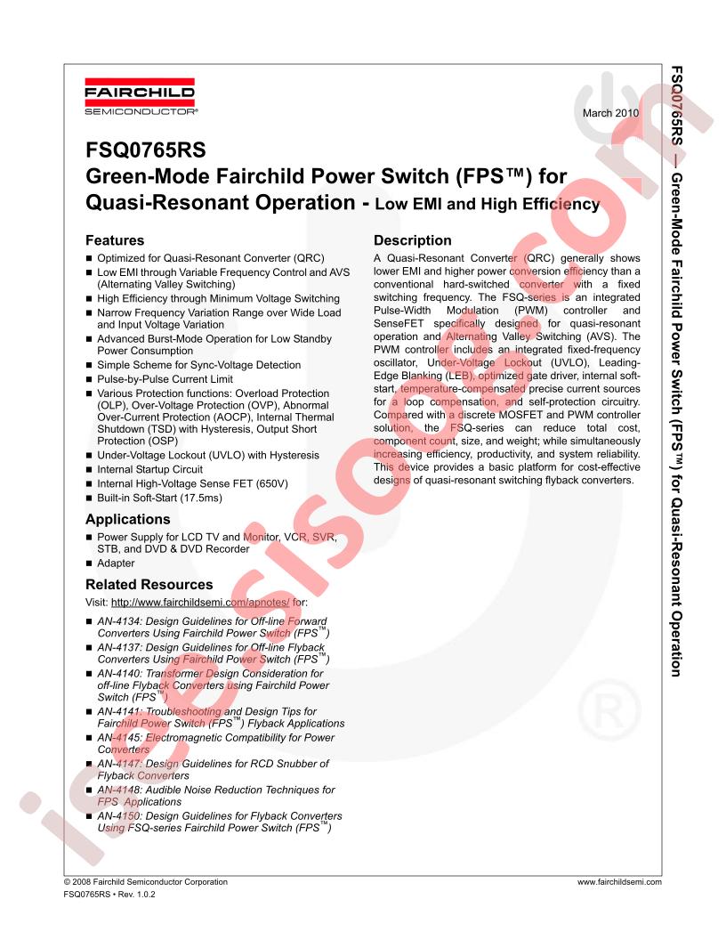 FSQ0765RS