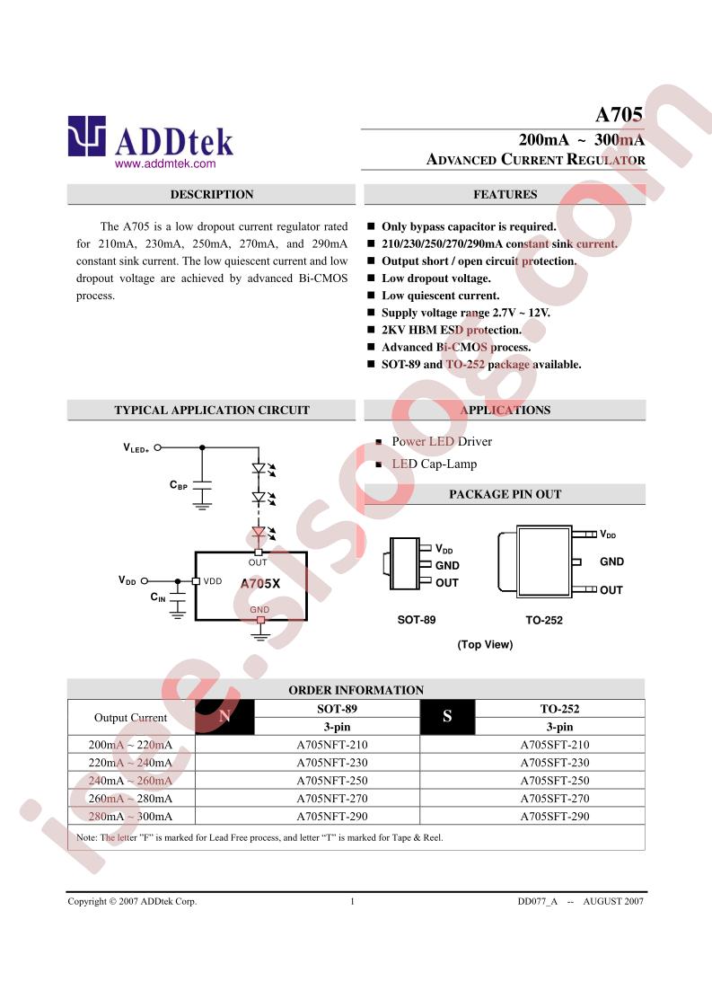 A705NFT-290