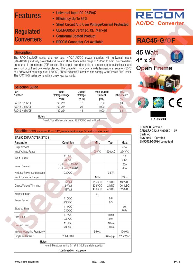 RAC45-G