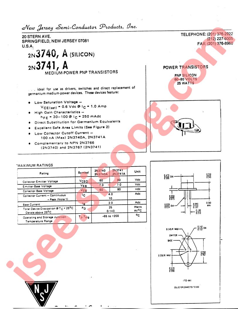 2N3740A