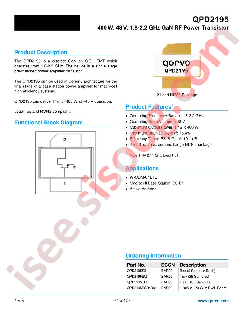 QPD2195PCB4B01