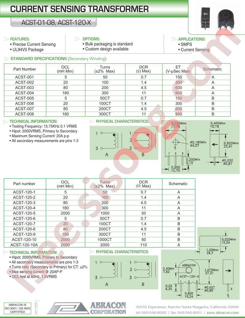 ACST-120-X