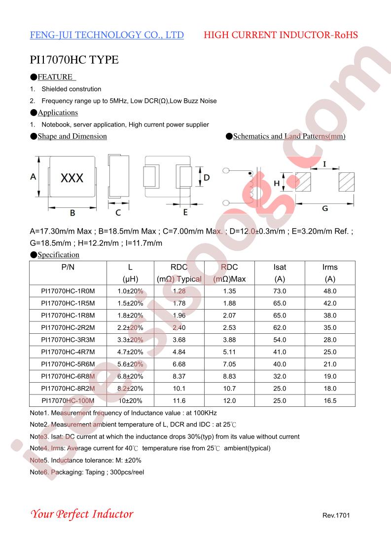 PI17070HC-1R8M