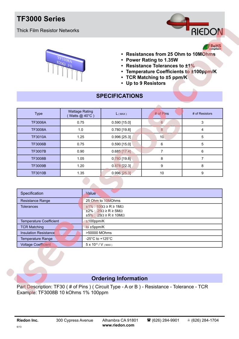 TF3010B