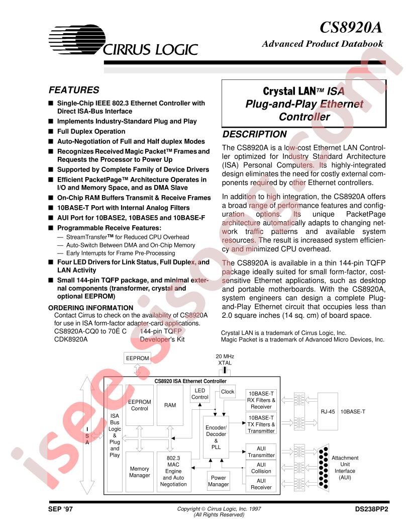 CS8920A