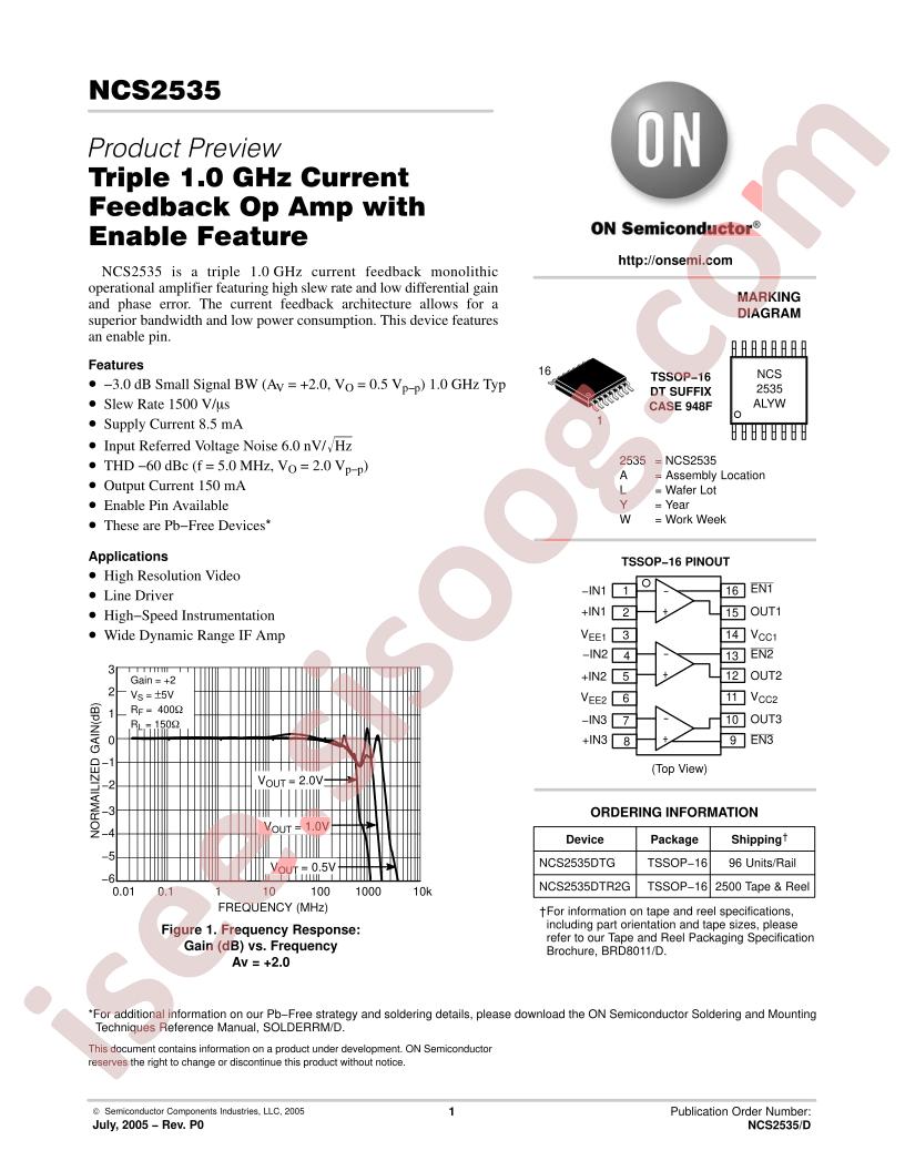 NCS2535DTG