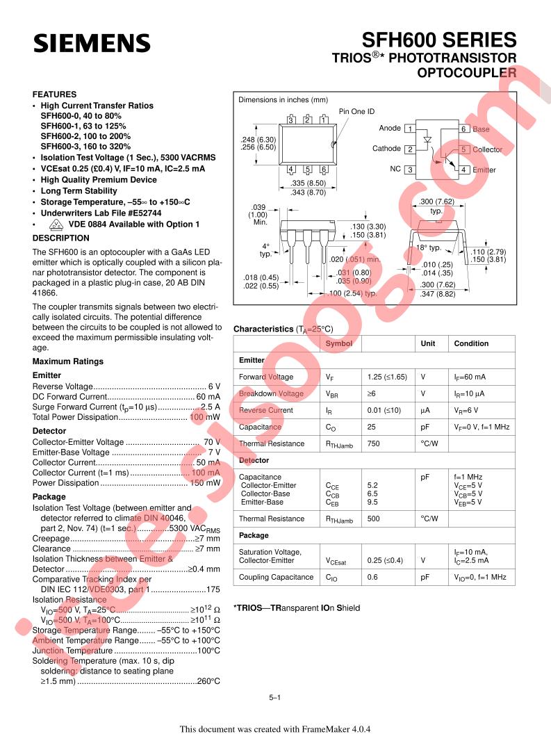 SFH600