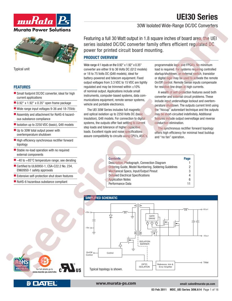 UEI30-120-Q12P-C