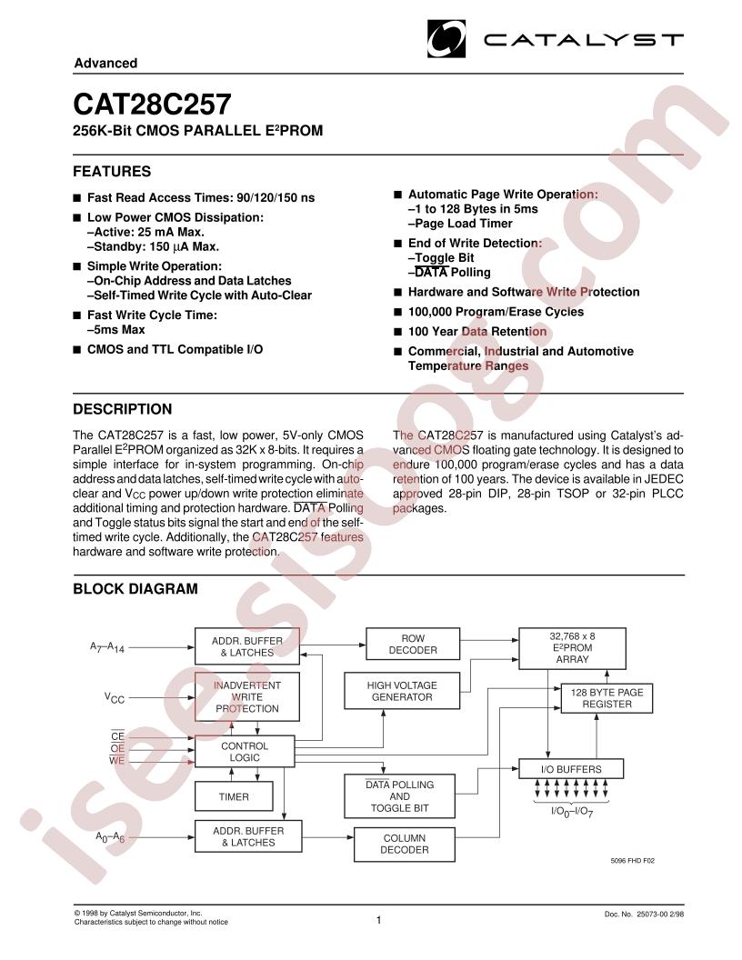 CAT28C257HNA-12T