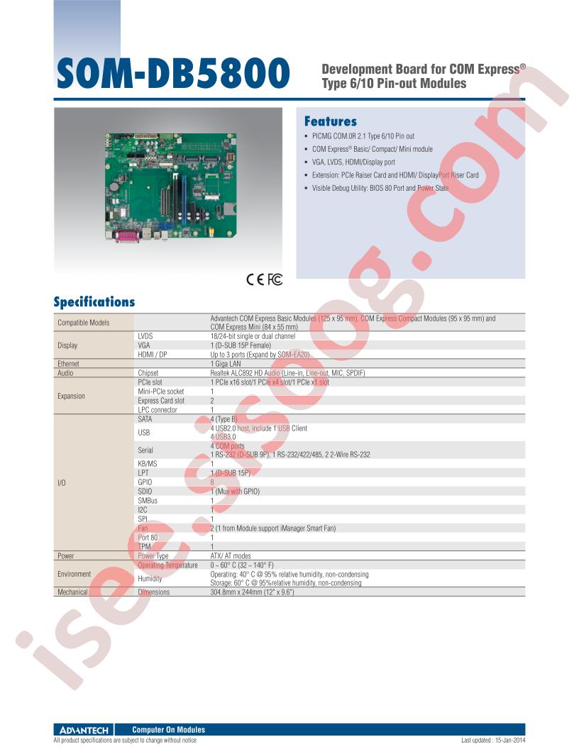 SOM-DB5800-00A2E