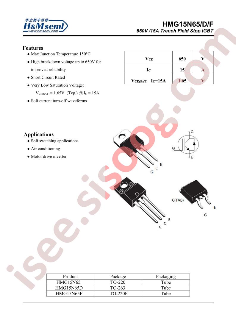 HMG15N65D
