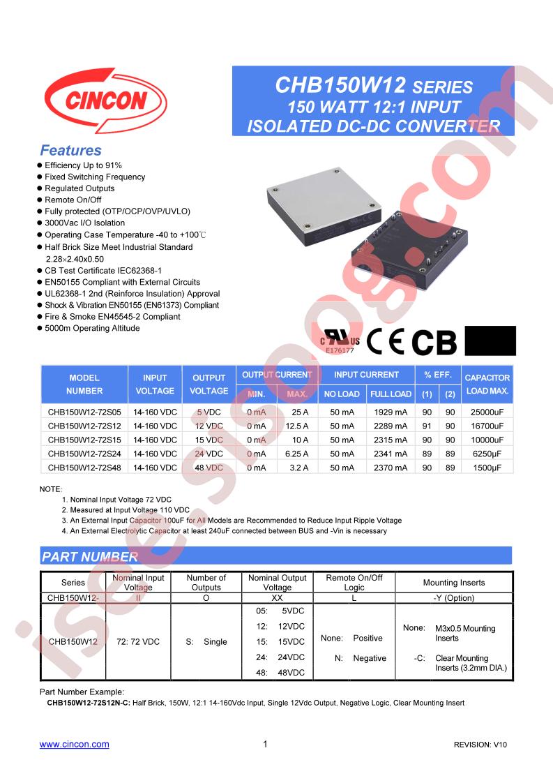 CHB150W12