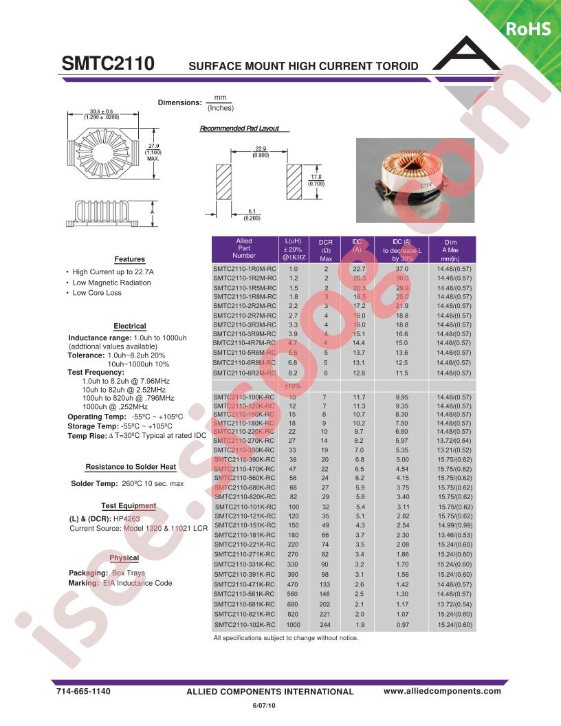 SMTC2110-102K-RC